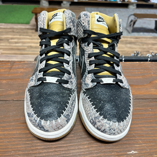 Nike Dunk High CMFT' Snakeskin' Size 8.5