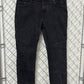 True Religion Black Straight Leg Denim Jeans Size 36x32