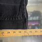 True Religion Black Straight Leg Denim Jeans Size 36x32