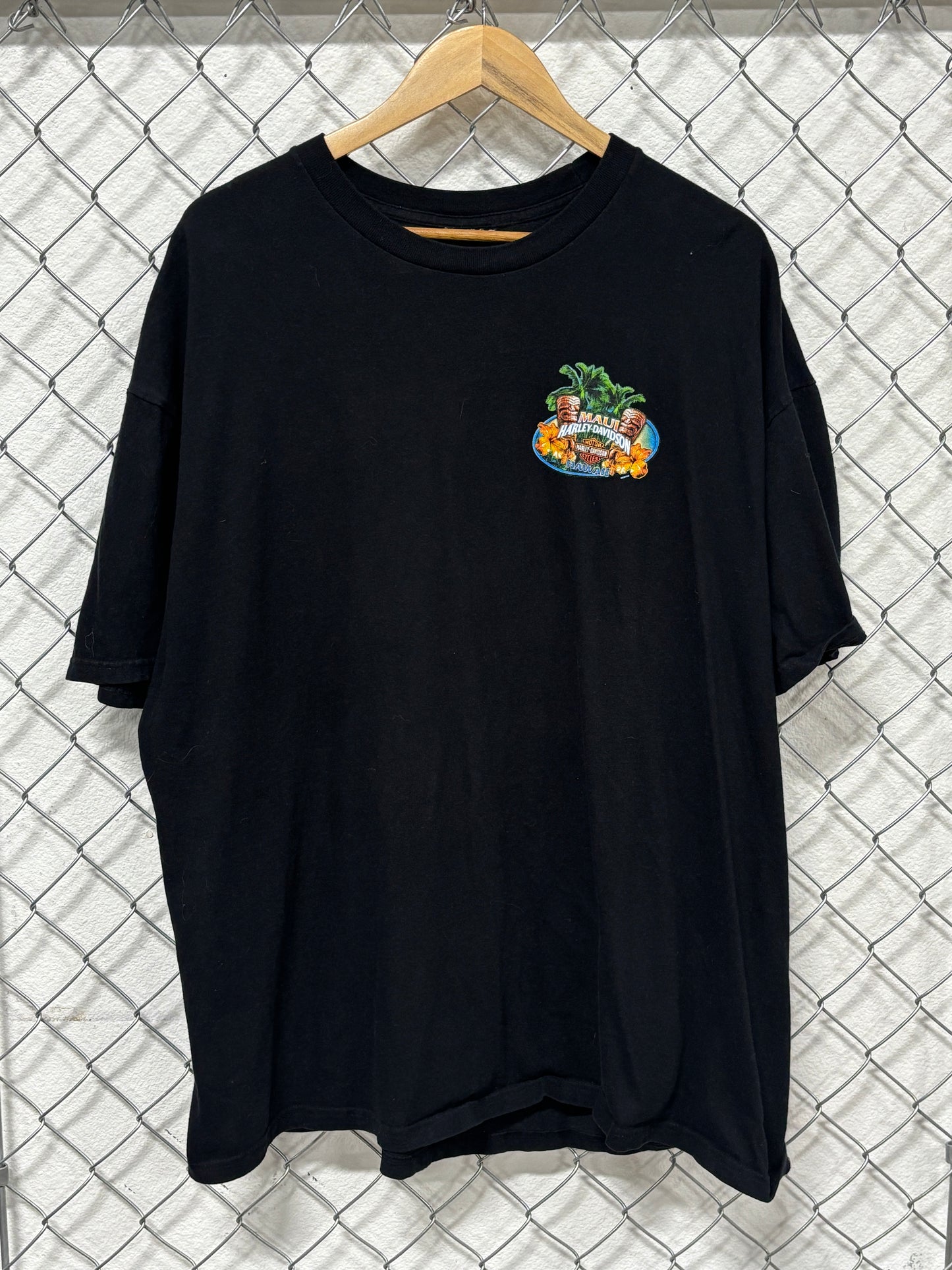 Harley Davidson Maui Hawaii Biker Graphic Tee Size XXL