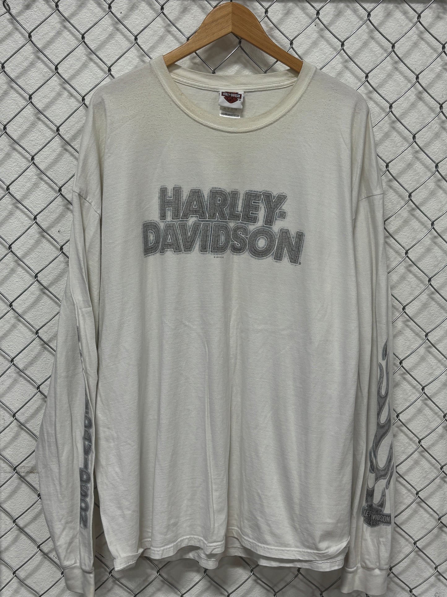 Harley Davidson Grand Canyon Arizona Flame Sleeves Long Sleeve Shirt Size 3XL