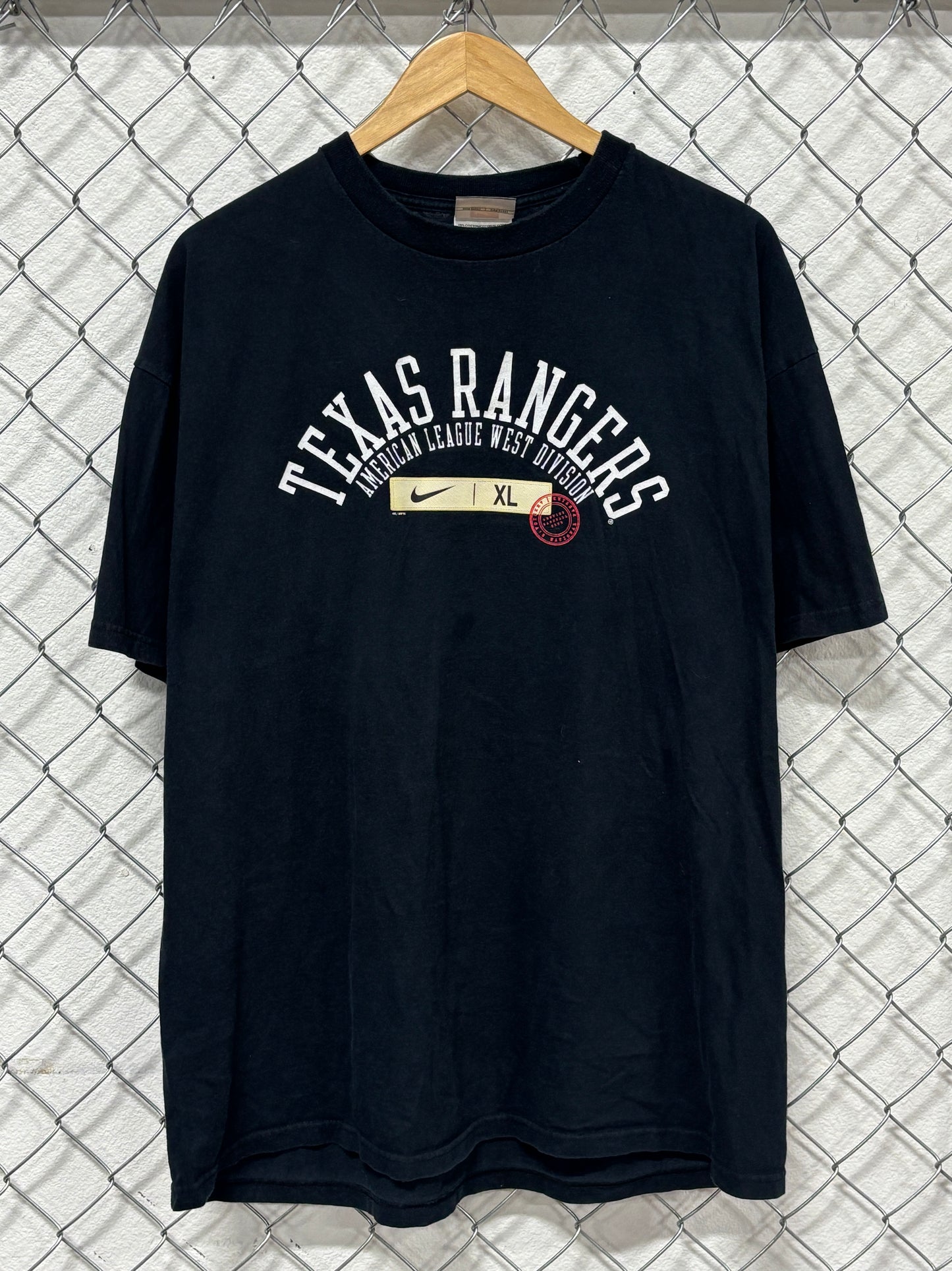 Vintage Y2K Nike Texas Rangers American League Baseball Tee Size XL