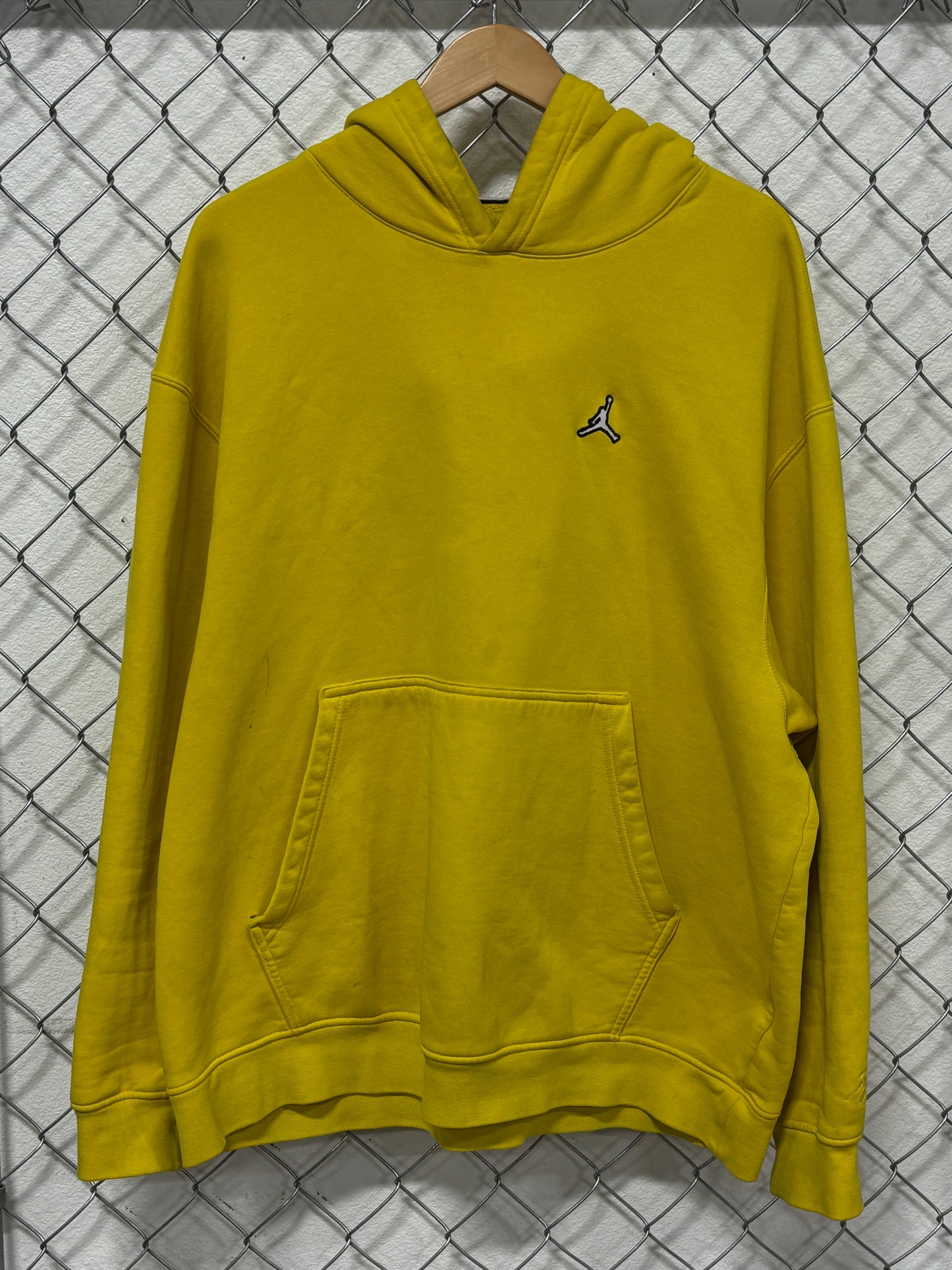 Jordan Brand Yellow Jumpman Hoodie Size XXL
