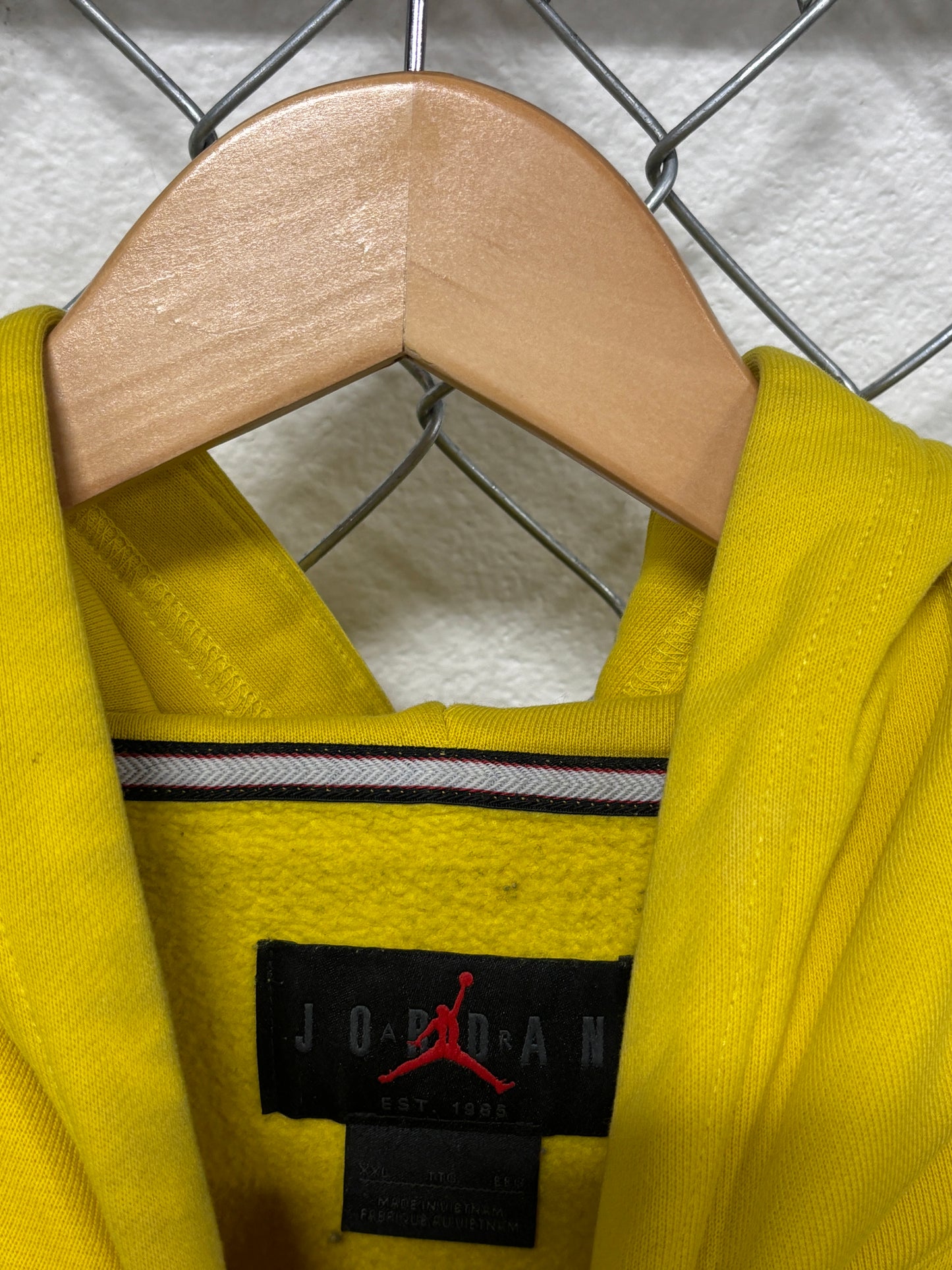 Jordan Brand Yellow Jumpman Hoodie Size XXL