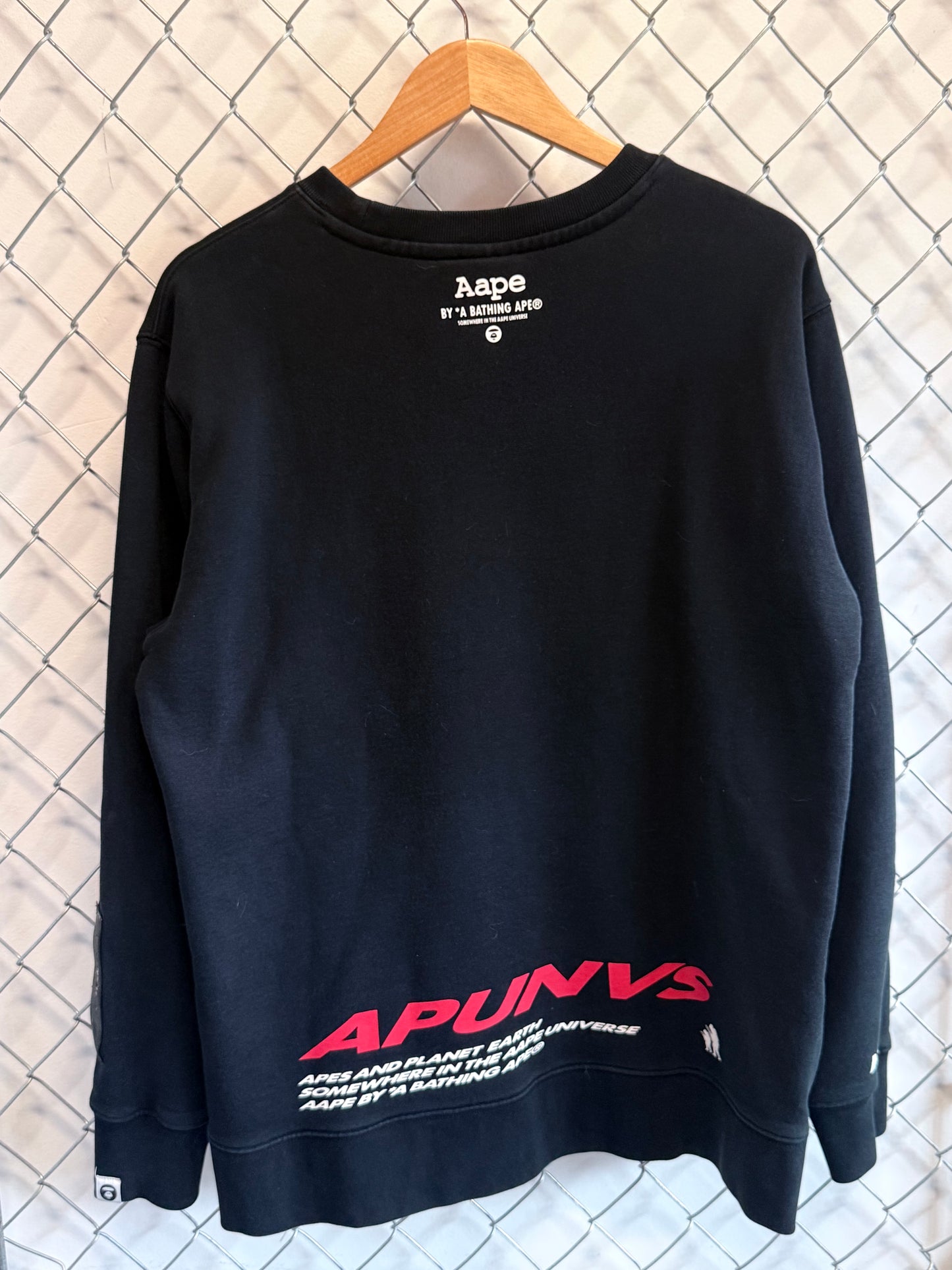 Bathing Ape Aape Universe and Planet Earth Sweater Size XL