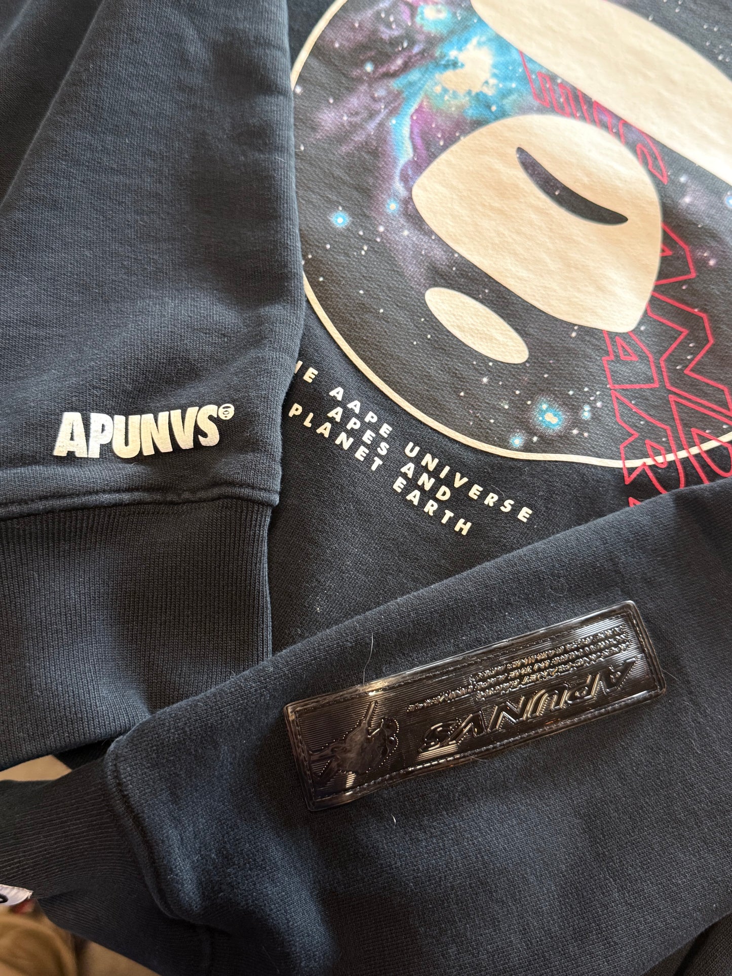 Bathing Ape Aape Universe and Planet Earth Sweater Size XL