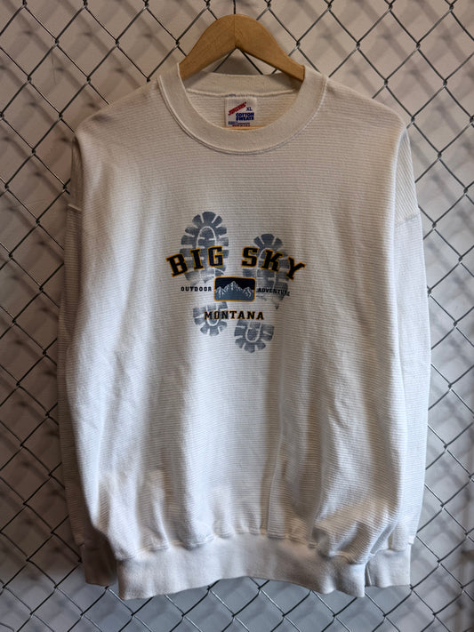 Vintage 90's Big Sky Montana Outdoor Adventure Sweater Size XL