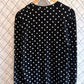 CDG Play Polka Dot Heart Logo Long Sleeve Shirt Size Large