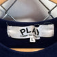 CDG Play Two Hearts Navy Blue Shirt Size Large