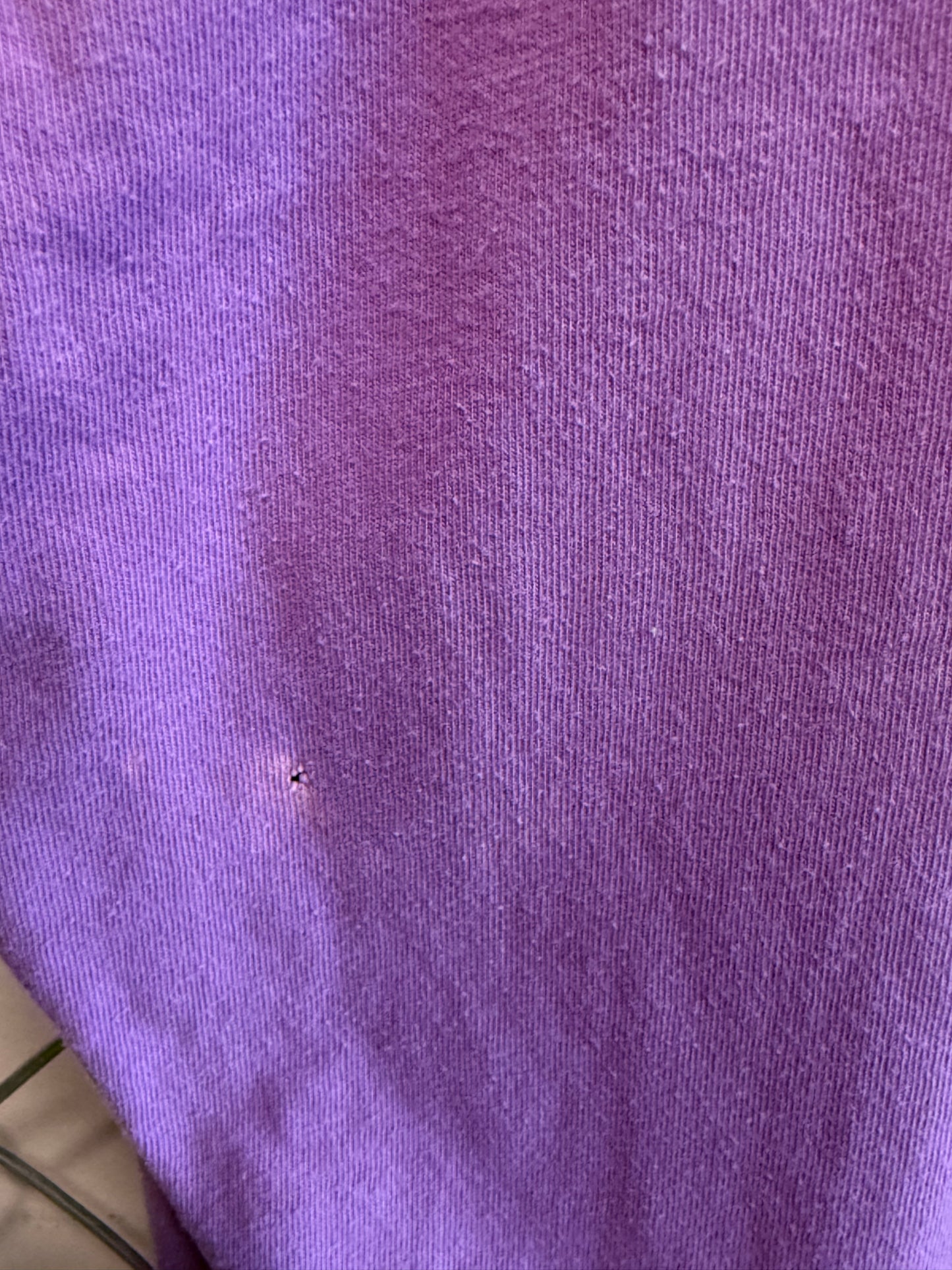 CDG Play Purple Heart Logo Short Sleeve Shirt Size XL