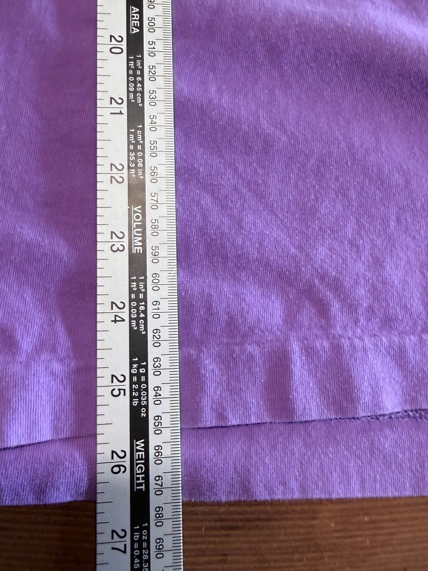 CDG Play Purple Heart Logo Short Sleeve Shirt Size XL