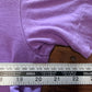 CDG Play Purple Heart Logo Short Sleeve Shirt Size XL