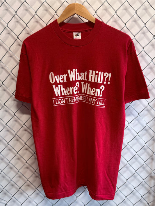 Vintage 90's Over the Hill Humor Graphic Tee Size Large
