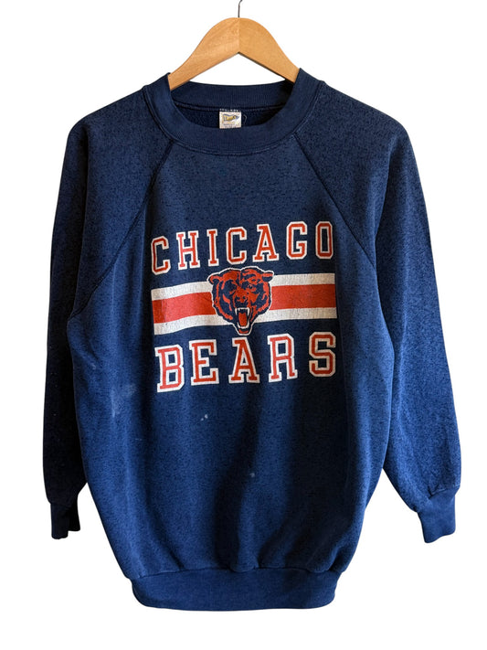 Vintage 80's Chicago Bears NFL Logo Crewneck Sweater Size XL