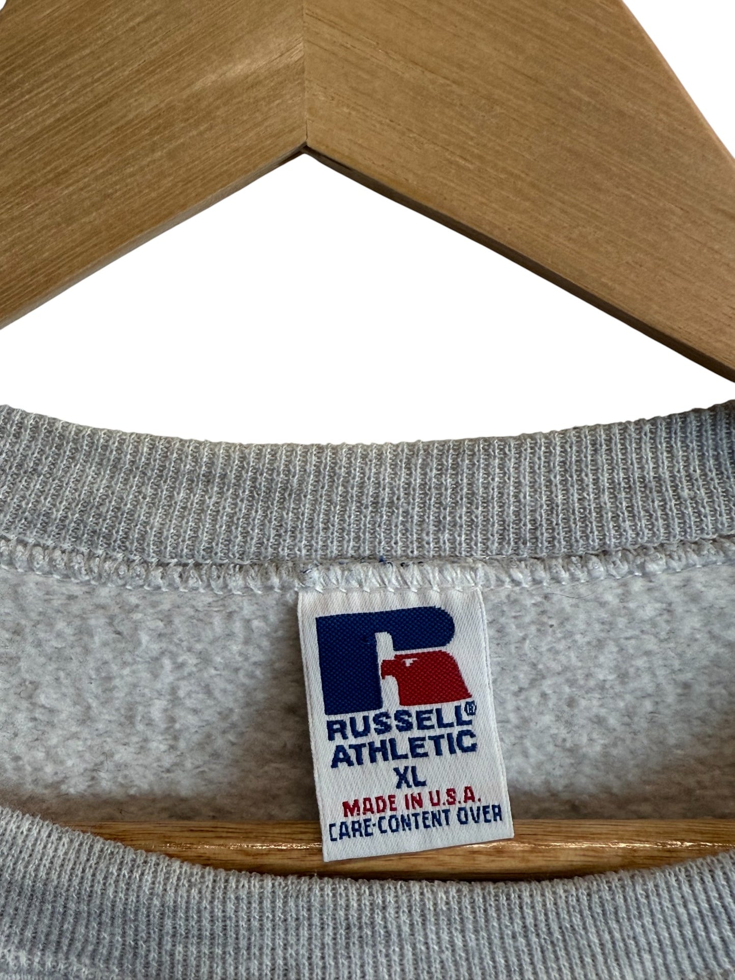 Vintage 90's Pepsi Russell Athletic Grey Crewneck Sweater Size XL