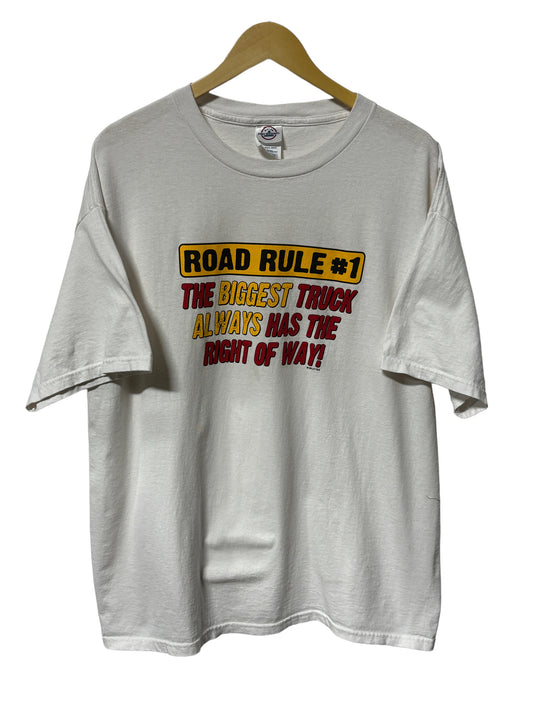 Vintage 00's Road Rule Biggest Truck Graphic Tee Size XL