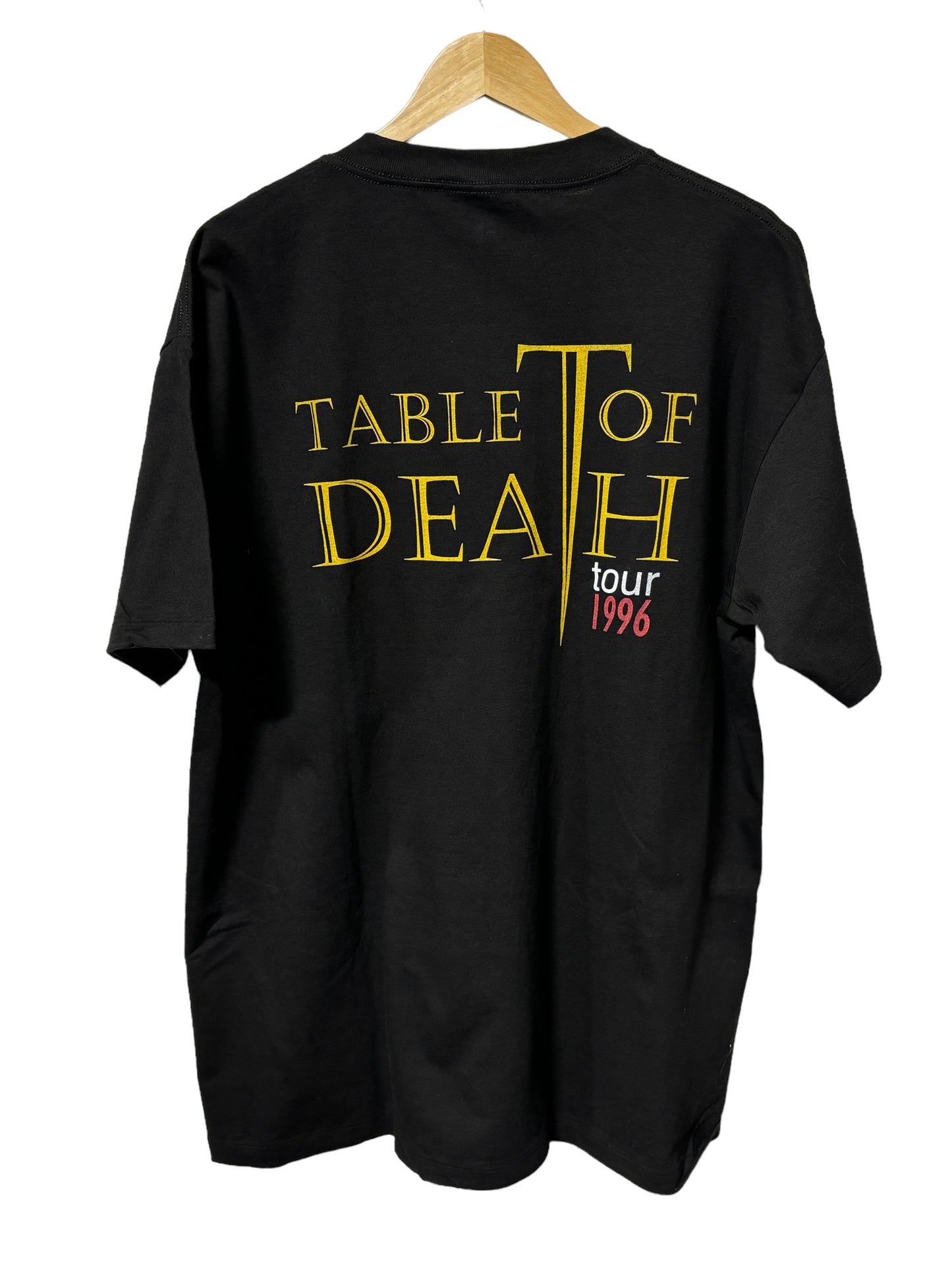Vintage 1996 Jay Owenhouse Table Top Death Magic Tour Tee Size XL