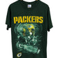 Vintage 90's Pro Player Green Bay Packers NFL Graphic Tee Size Medium