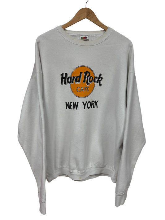 Vintage 90's Hard Rock Cafe New York Graphic Crewneck Size XXL