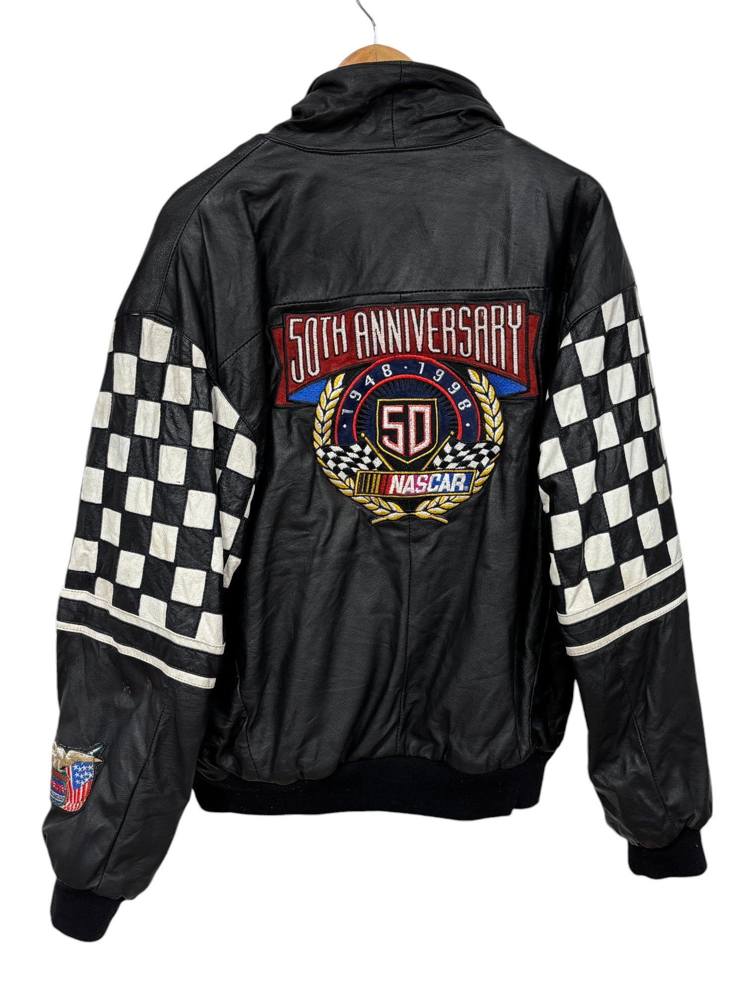 1998 NASCAR 50th hotsell Anniversary Leather Jacket