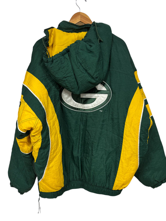 Vintage 90's Starter Green Bay Packers Puffer Jacket Size XXL