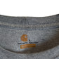 Carhartt Grey Blank Pocket Tee Size Large