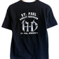 Harley Davidson St. Paul Minnesota Biker Graphic Tee Size Large