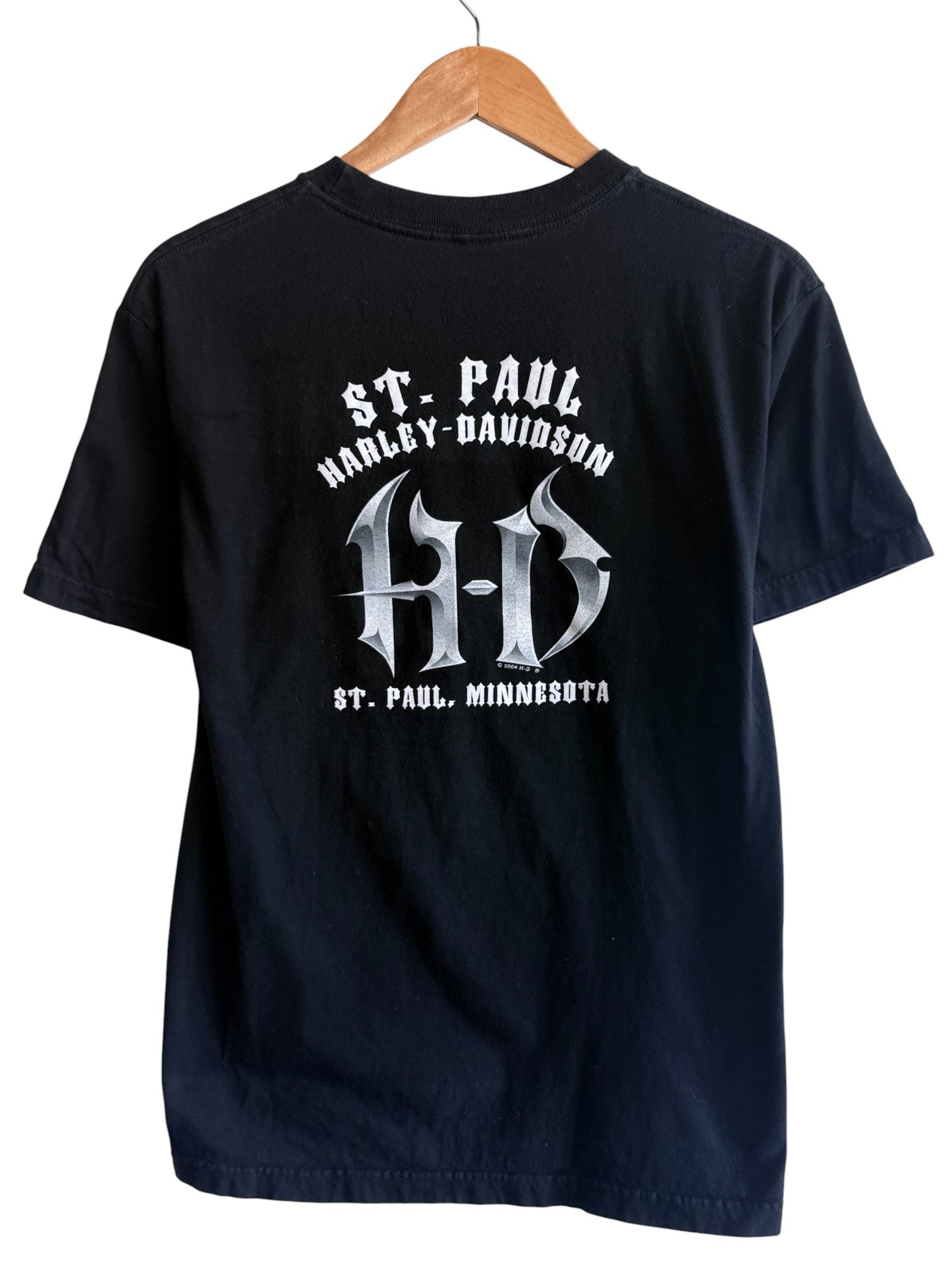 Harley Davidson St. Paul Minnesota Biker Graphic Tee Size Large