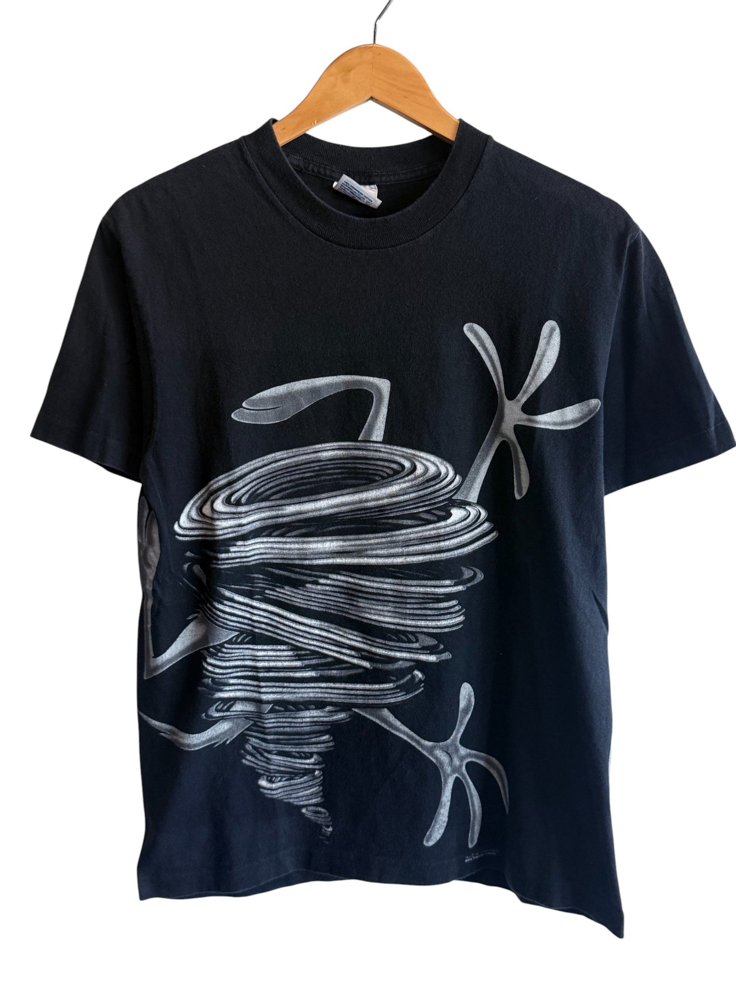 Vintage 90's Looney Tunes Taz Cyclone Cartoon Graphic Tee Size Medium