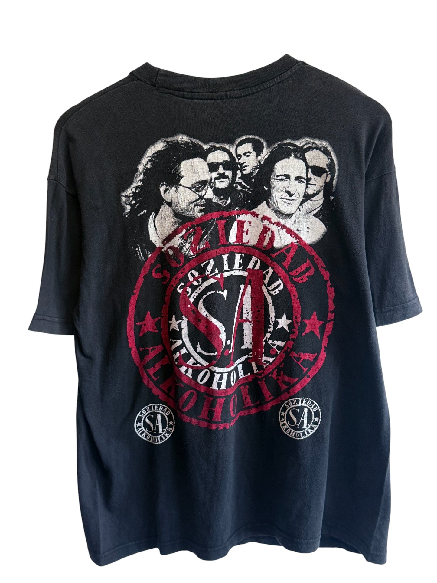 Vintage Soziedad Alkoholika Spanish Punk Band Graphic Tee Size Large