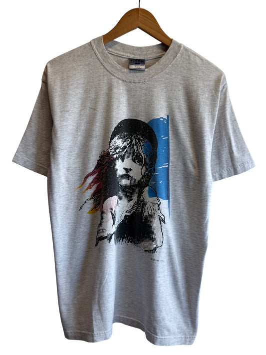 Vintage 1986 Les Misérables Cosette Broadway Graphic Tee Size Large