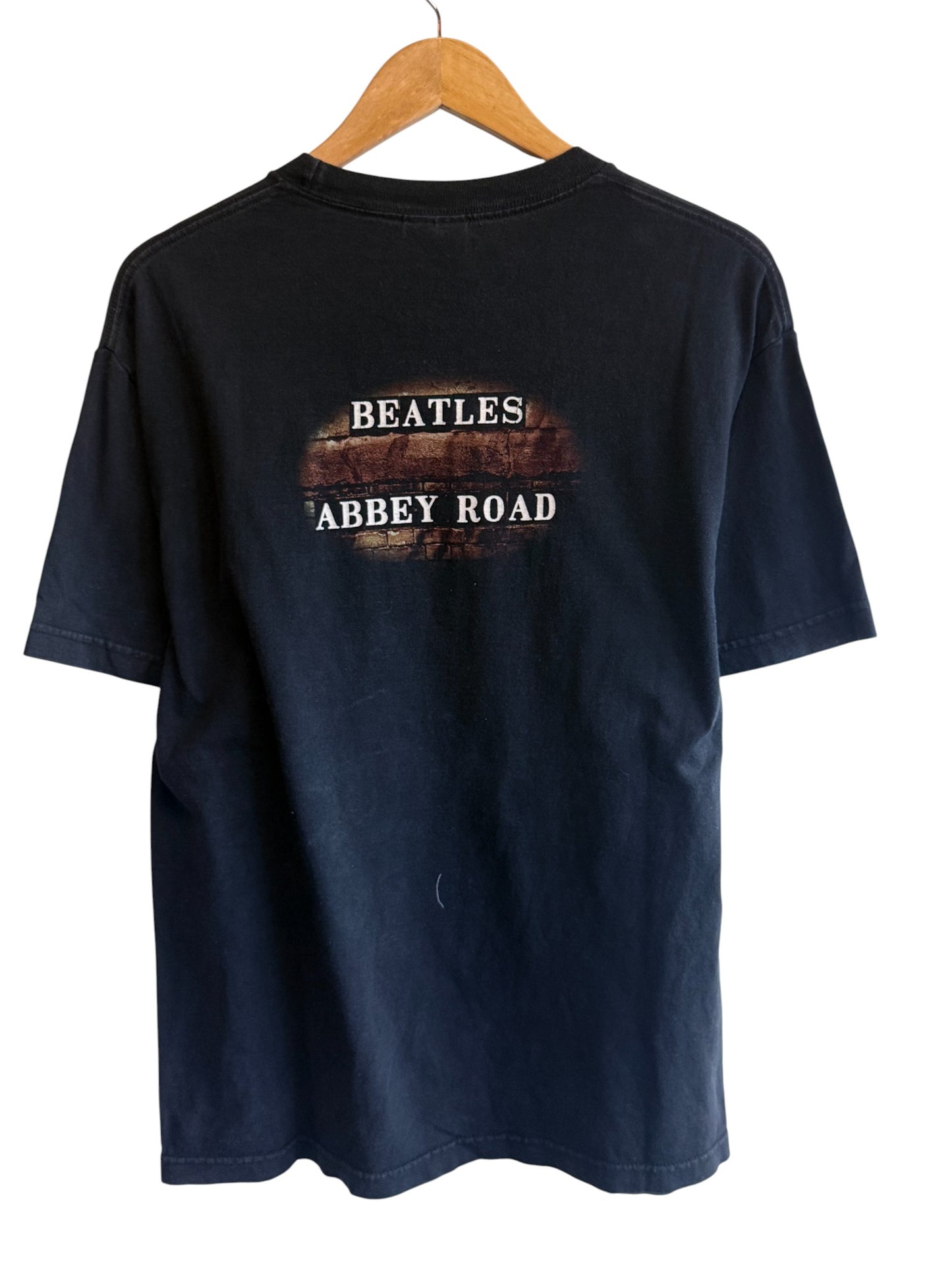 Vintage Y2K The Beatles Abbey Road Album Cover Promo Tee Size Large