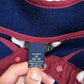 Vintage 90's Lands End Snap T Blue Fleece Sweater Size Medium