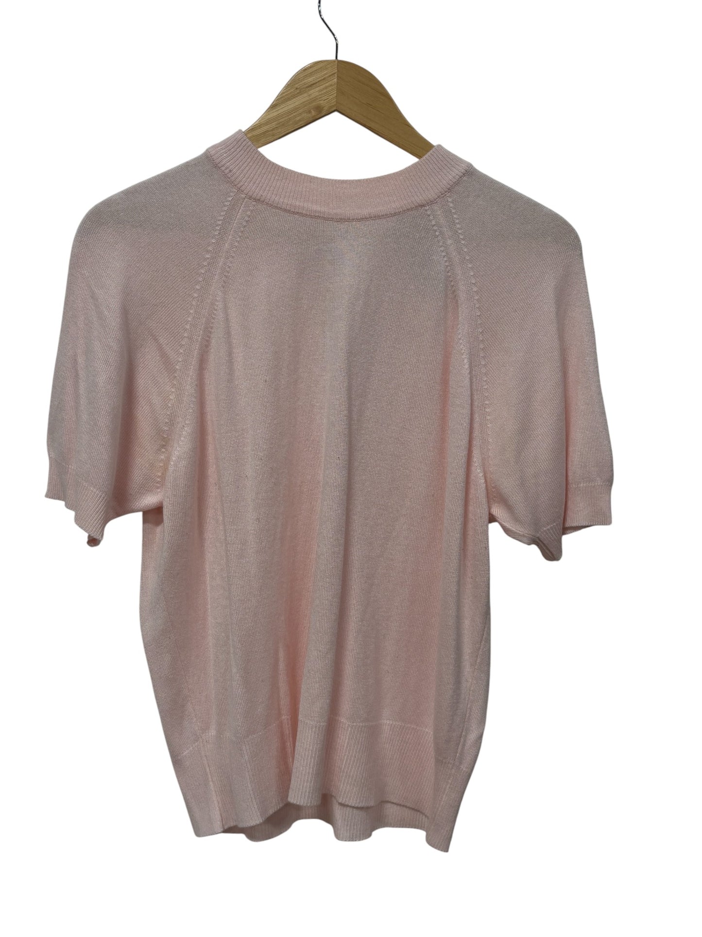 Vintage 90's Women's Pink Polo Style Shirt Size Large