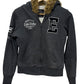 Vintage Y2K Women's Ecko Unlimited Fur Lined Hoodie Size Small