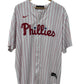 Nike Philadelphia Phillies Red Pinstripe #3 Harper Jersey Size XXL