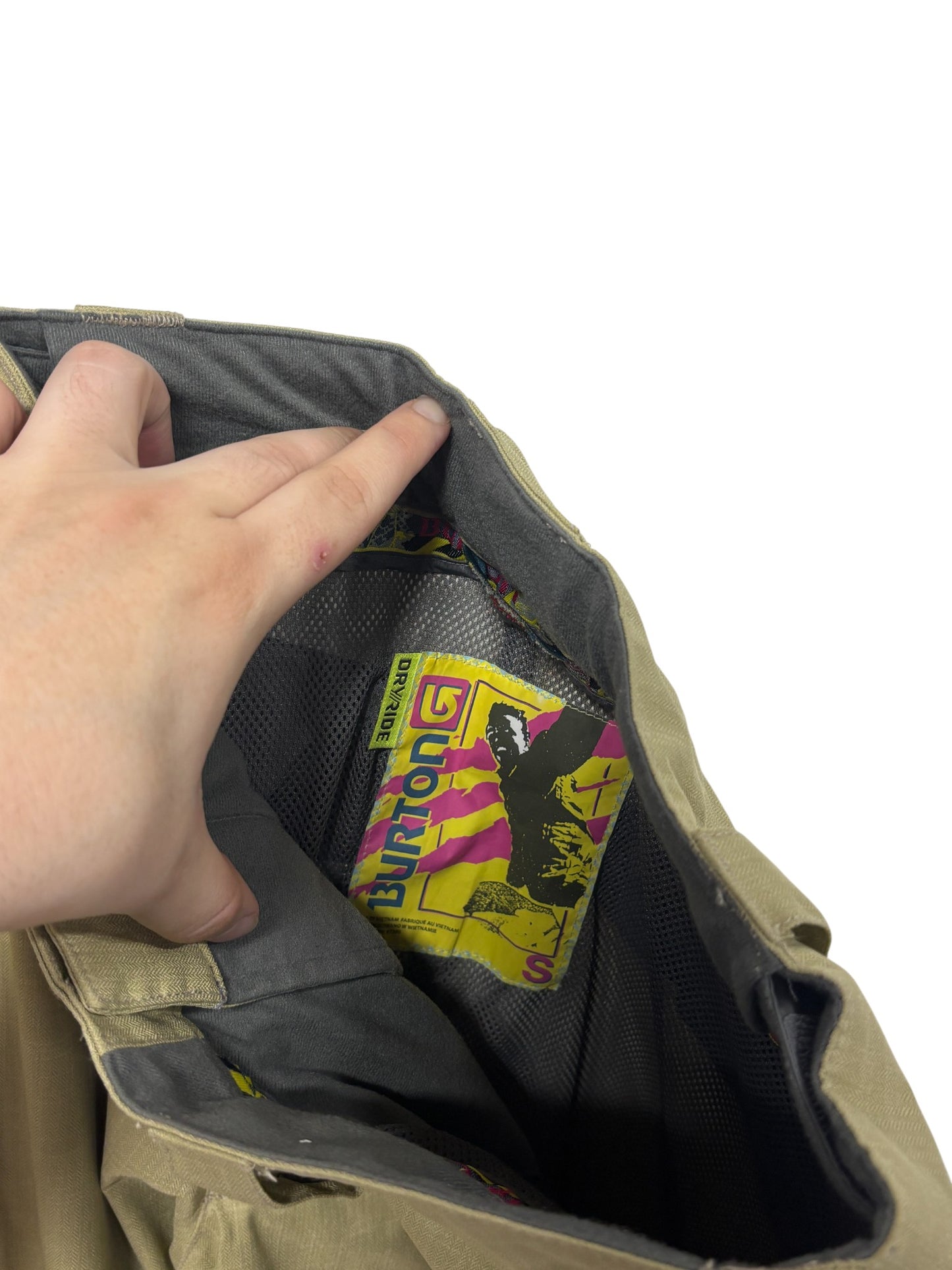 Vintage Y2K Burton Tan Snowboarding Pants Size 33x30