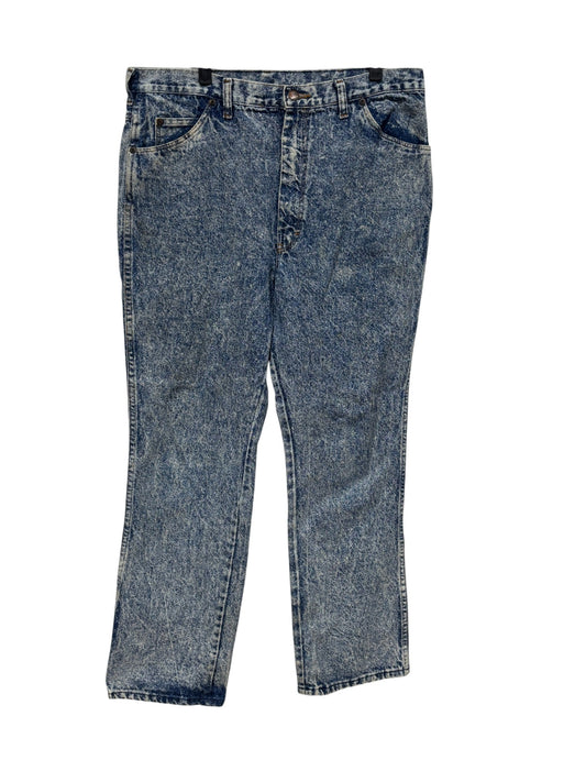 Vintage Women's Acid Wash Denim Jeans Size 34x29