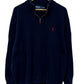 Polo Ralph Lauren Navy Blue Quarter Zip Sweater Size 3XL