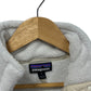 Patagonia White Snap T Fleece Sweater Size Small
