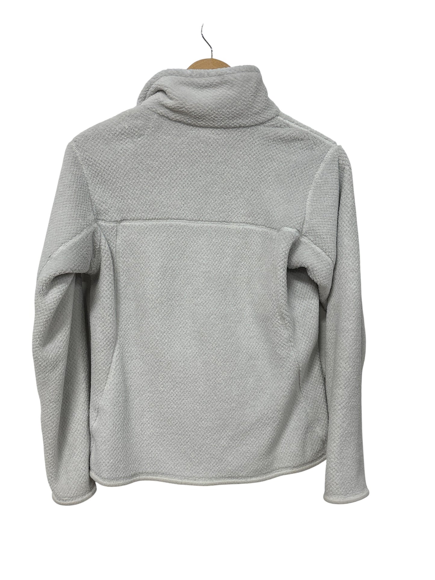 Patagonia White Snap T Fleece Sweater Size Small
