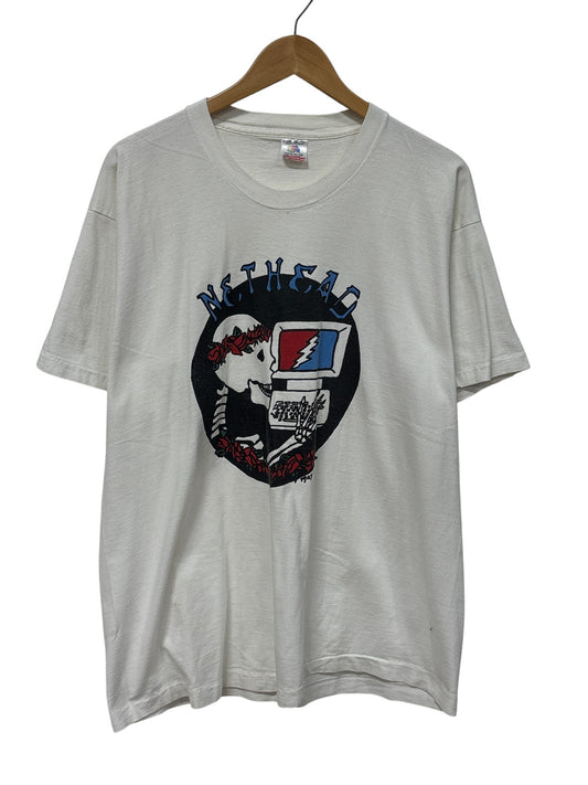 Vintage 90's Grateful Dead Nethead Computer Graphic Tee Size XL
