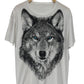 Vintage 00's Wolf Big Print Nature Graphic Tee Size Large