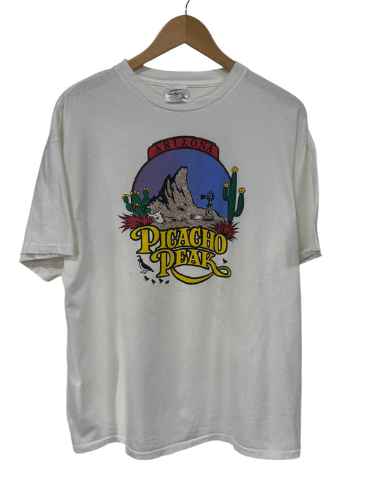 Vintage 90's Arizona Picacho Peak Nature Graphic Tee Size XL