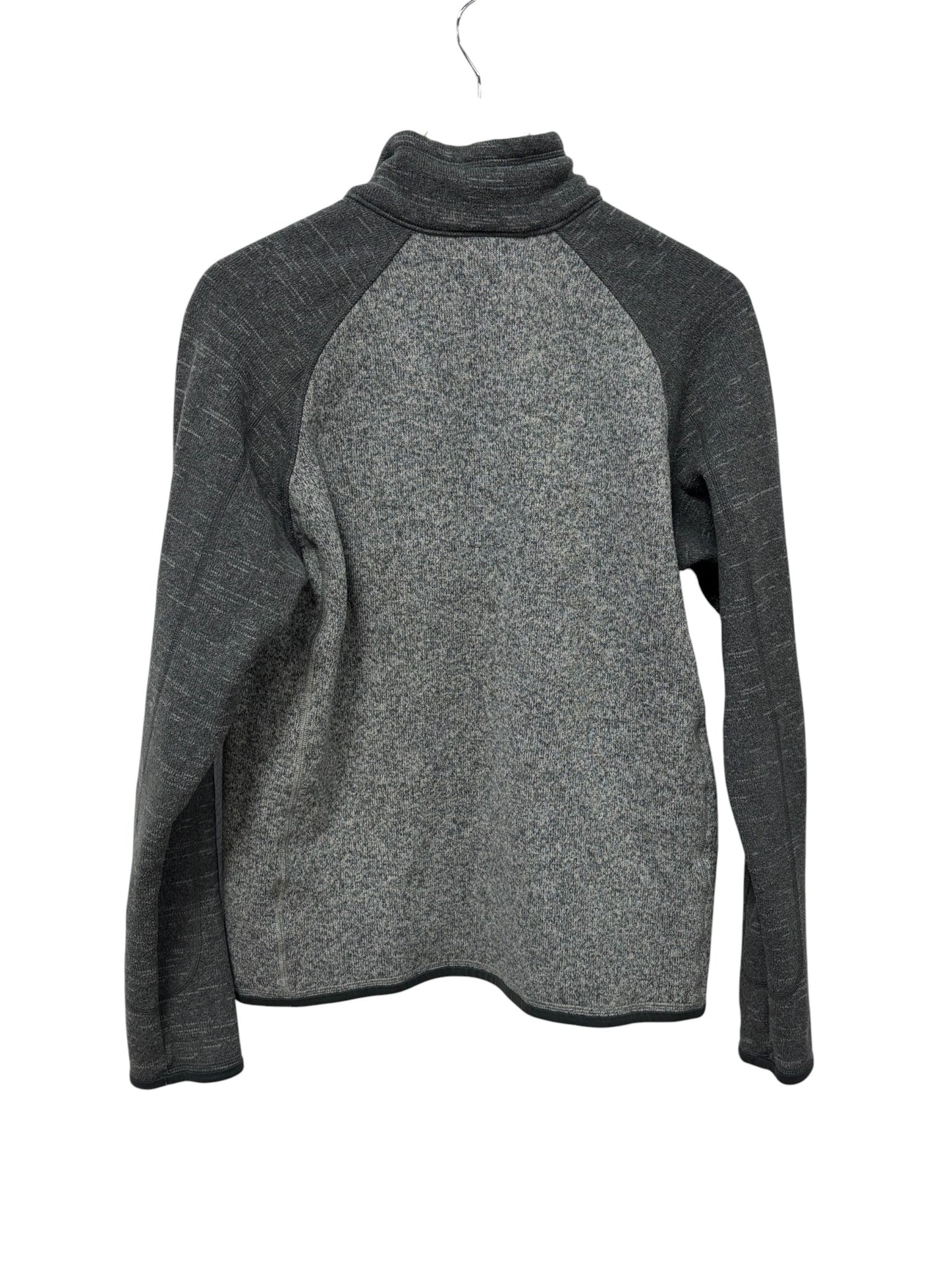 Patagonia Grey Two Toned Better Sweater Quarter Zip Size Medium