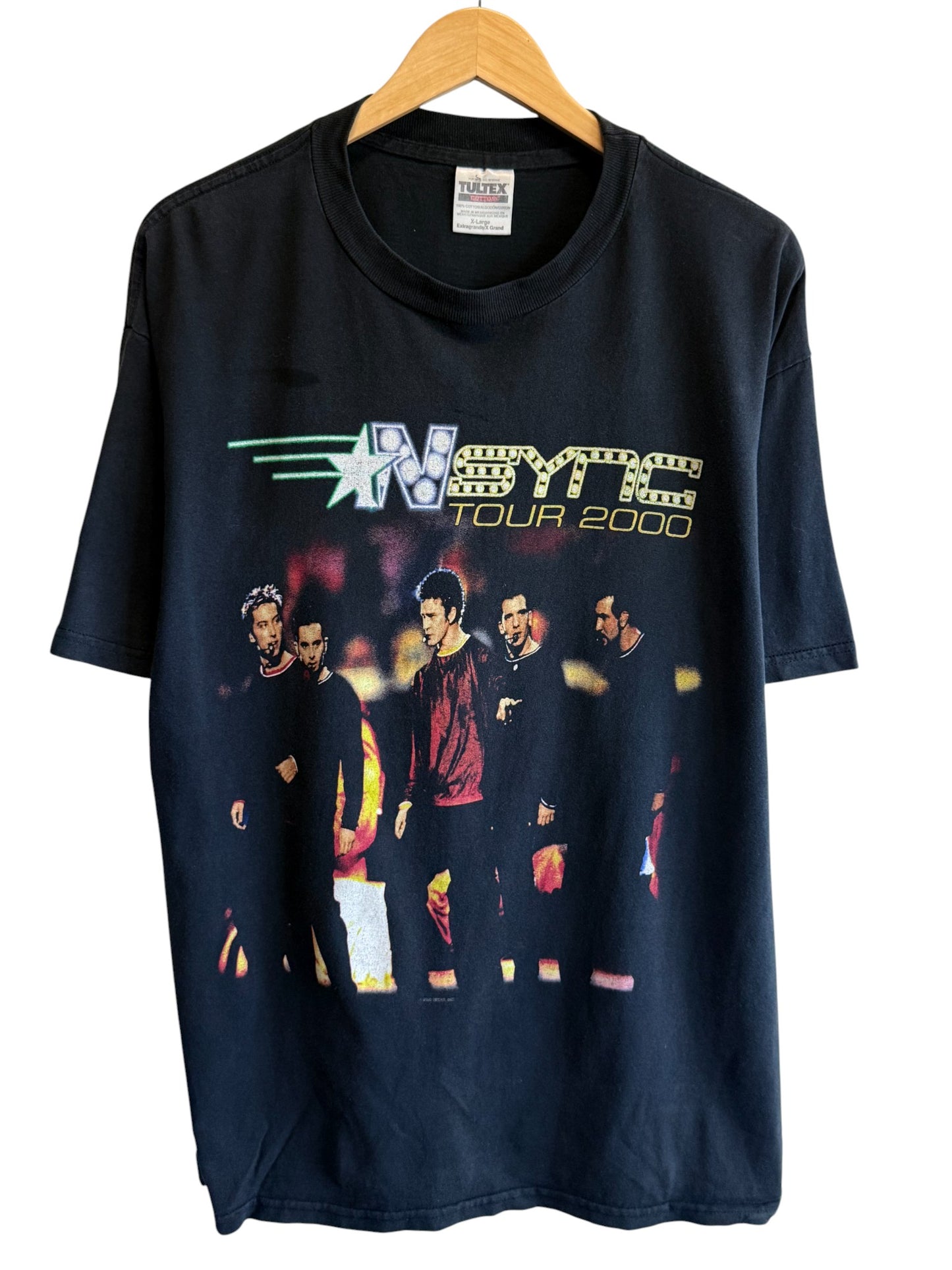 Vintage Tultex 2000 NSYNC Band Tour Graphic Tee Size XL