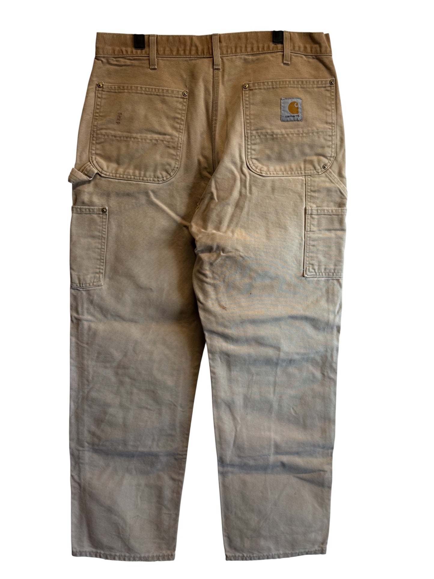 Vintage Carhartt Brown Double Knee Carpenter Pants Size 34x30
