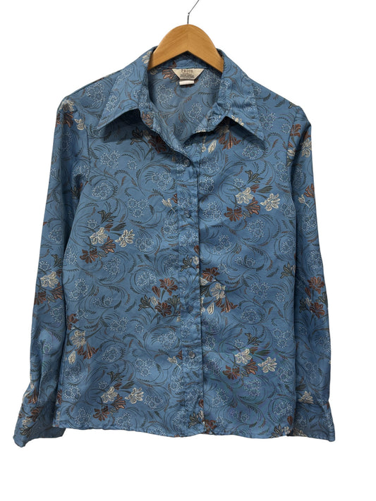 Vintage 90's Women's Pearl Snap Western Button Up Shirt Size Medium