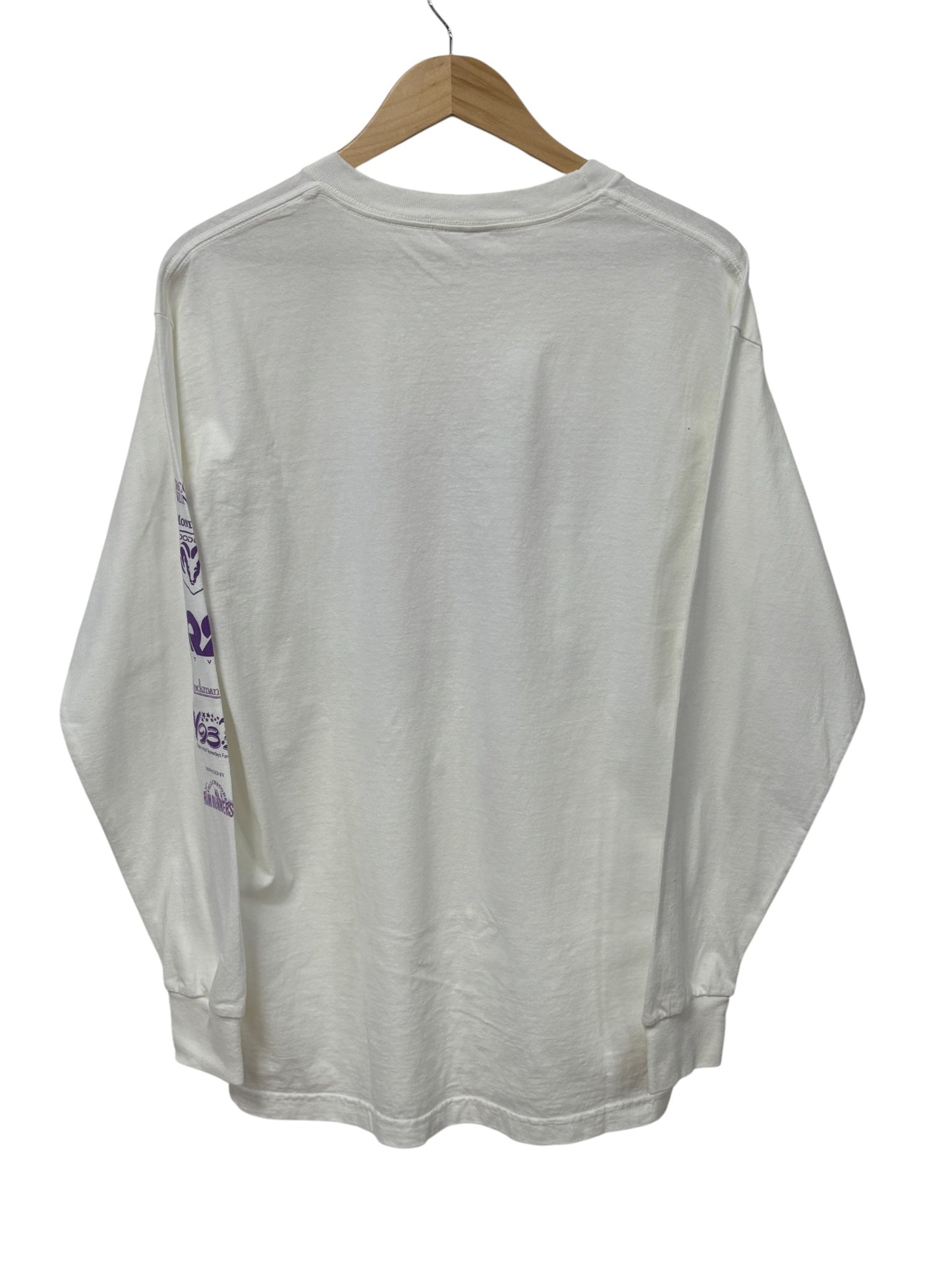 Vintage Y2K Montana Women's Run Long Sleeve Marathon Shirt Size Large