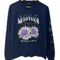 Vintage 1995 Montana Women's Run Long Sleeve Marathon Shirt Size Large